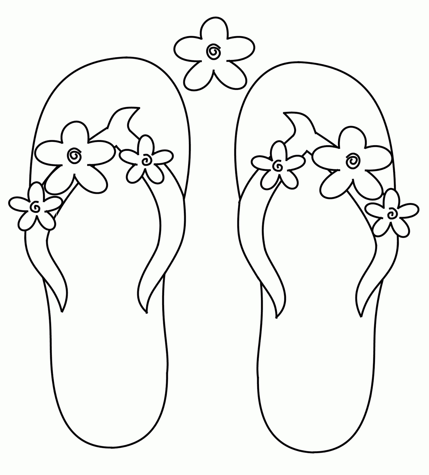 Free Printable Flip Flop Pattern Free Printable