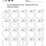 Printable Counting Worksheet   Free Kindergarten Math Worksheet For Kids   Free Printable Preschool Math Worksheets
