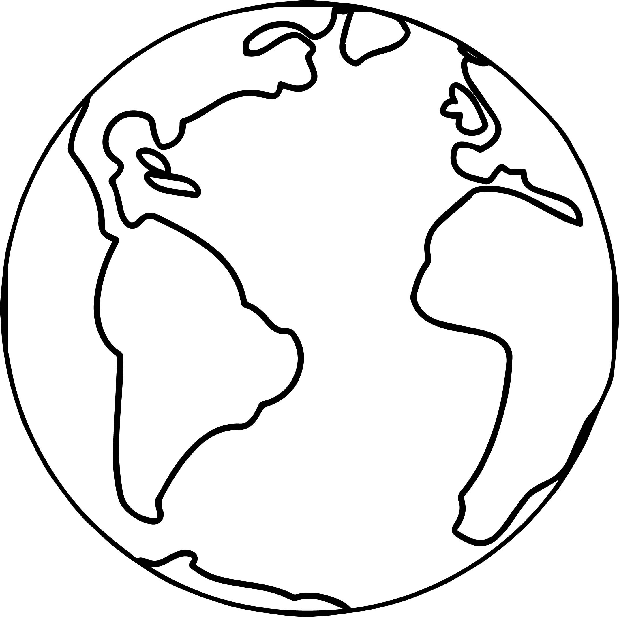 Printable Earth Coloring Pages | Free Download Best Printable Earth - Earth Coloring Pages Free Printable