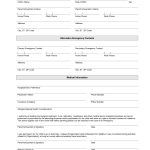 Printable Emergency Contact Form Template | Home Daycare | Emergency   Free Printable Medical Forms Kit
