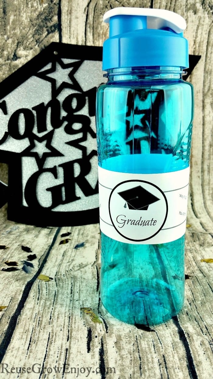 Printable Graduation Water Bottle Label - Reuse Grow Enjoy - Free Printable Water Bottle Labels Graduation