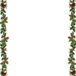 Printable Holiday Newsletter Border | Christmas & New Year's   Free Printable Christmas Frames And Borders