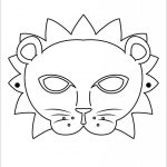 Printable Lion Mask | Coloring Pages   Free Printable Lion Mask