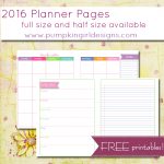Printable Planner Pages | The Mac And Cheese Chronicles   Free Printable Diary Pages
