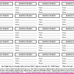 Printable Raffle Ticket Template   Kaza.psstech.co   Free Printable Raffle Ticket Template