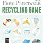 Printable Recycling Game | Free Printable Of The Day | Recycling   Free Printable Memory Exercises