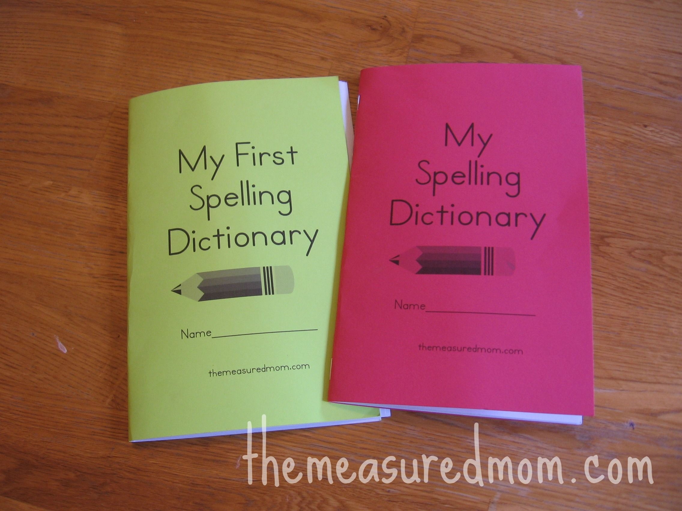 Printable Spelling Dictionary For Kids | Free Cute Printables - My Spelling Dictionary Printable Free