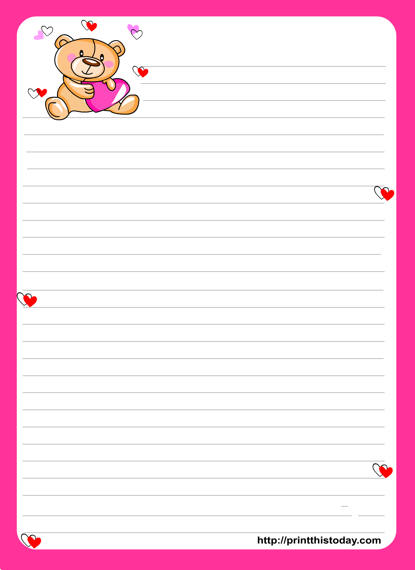 Printable Stationery Paper - Google Search | Stationery - Printables - Free Printable Stationery Paper