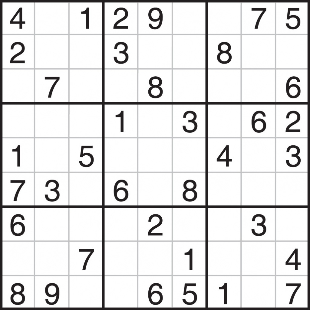 Printable Sudoku Free - Free Printable Super Challenger Sudoku