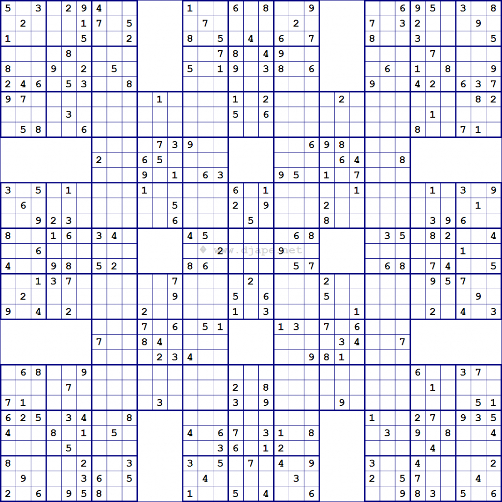 super challenger sudoku printable free