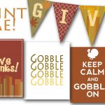 Printable Thanksgiving Banners – Happy Easter & Thanksgiving 2018   Free Printable Happy Thanksgiving Banner