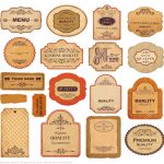 Printable Vintage Labels With Old Papers And Ornaments | Free   Free Printable Vintage Labels