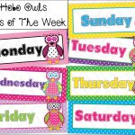 Printable Weekly Calendar I Heart Planners Schedule Template Days Of   Free Printable Days Of The Week Cards