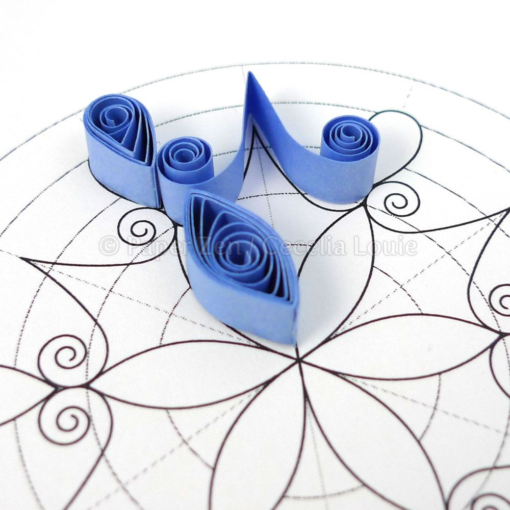 Quilling Snowflake Pattern: Arctic | Paper Crafts | Paper Quilling - Free Printable Quilling Patterns Designs