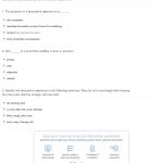 Quiz & Worksheet   Descriptive Adjectives | Study   Free Printable Grammar Worksheets For Highschool Students