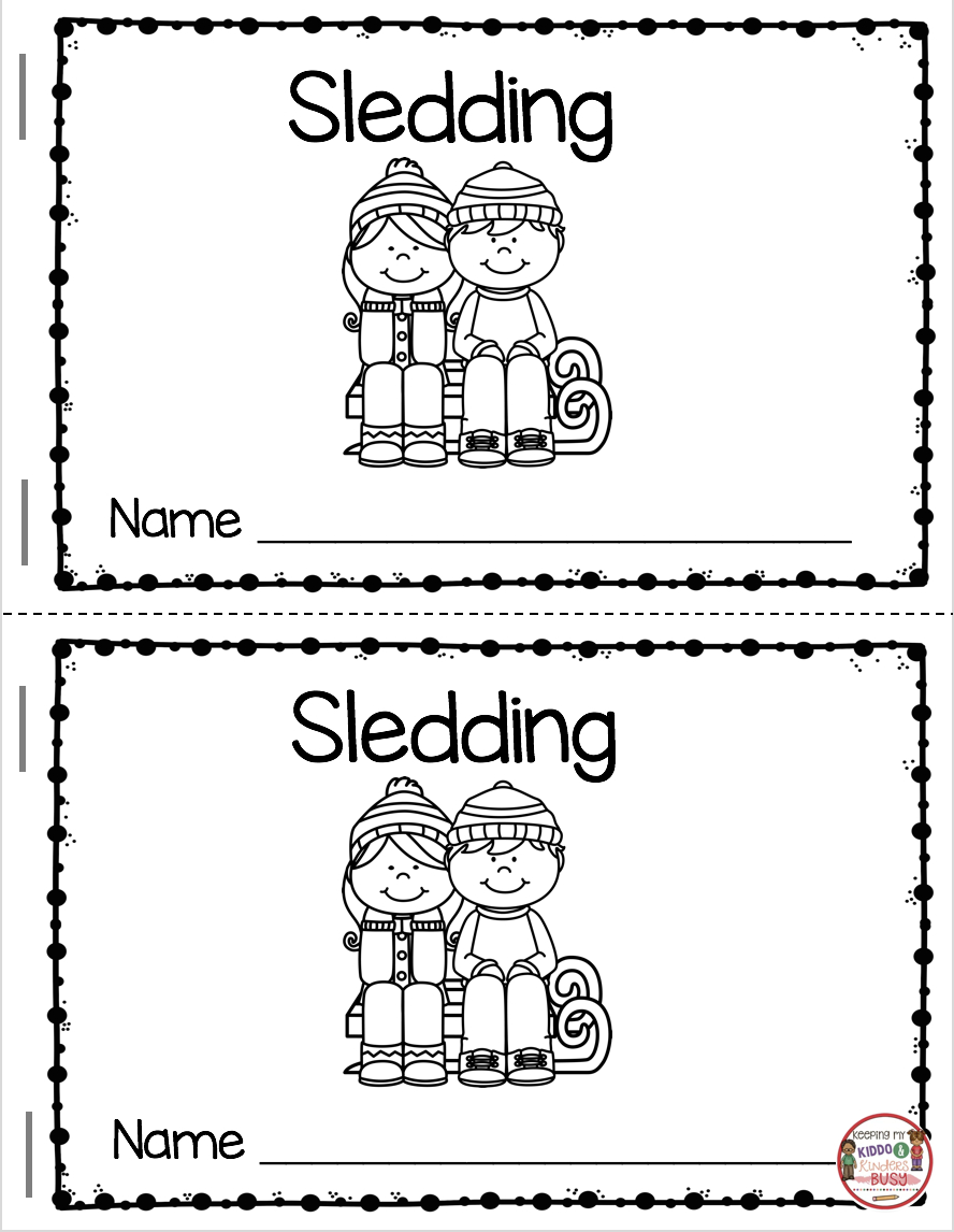 Reading And Writing In January | Education | Kindergarten Reading - Free Printable Mini Books