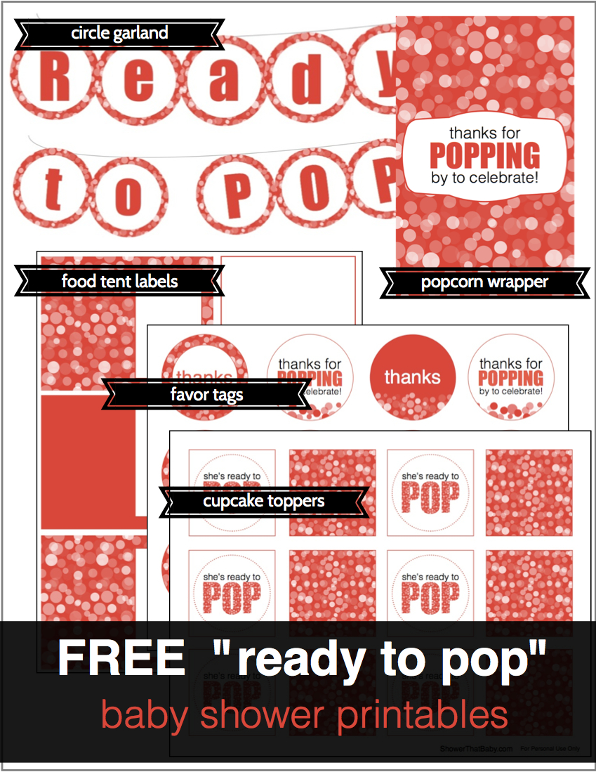Free Printable She s Ready To Pop Labels Free Printable