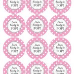 Ready To Pop Printable Labels Free | Baby Shower Ideas | Baby Shower   Free Printable She's Ready To Pop Labels