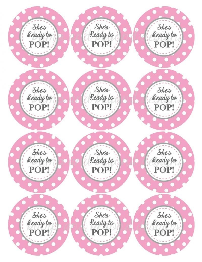 Free Printable She s Ready To Pop Labels Free Printable