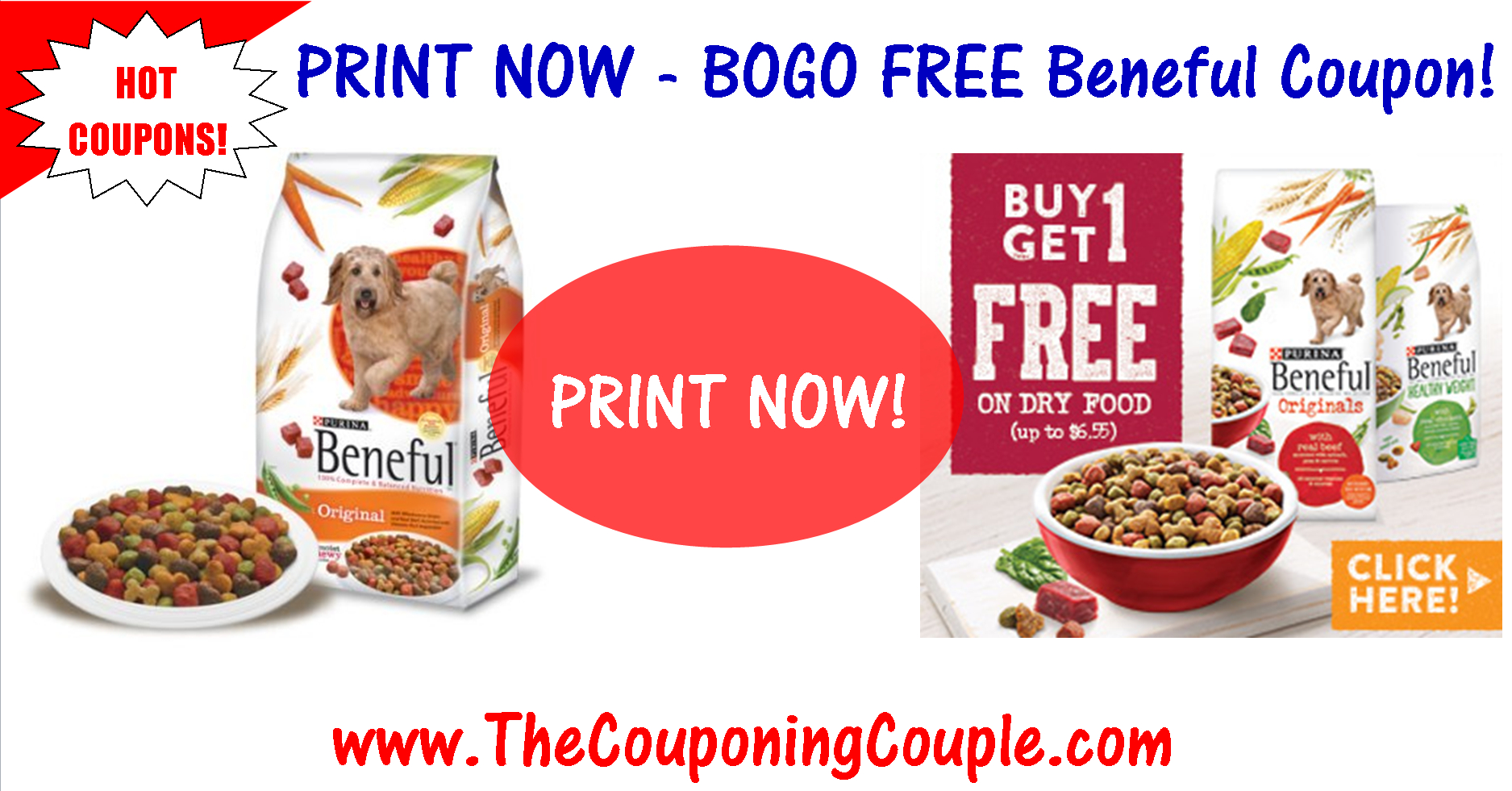 Reset*** Bogo Free Beneful Dog Food Printable Coupon ~ Print Now! - Bogo Free Coupons Printable