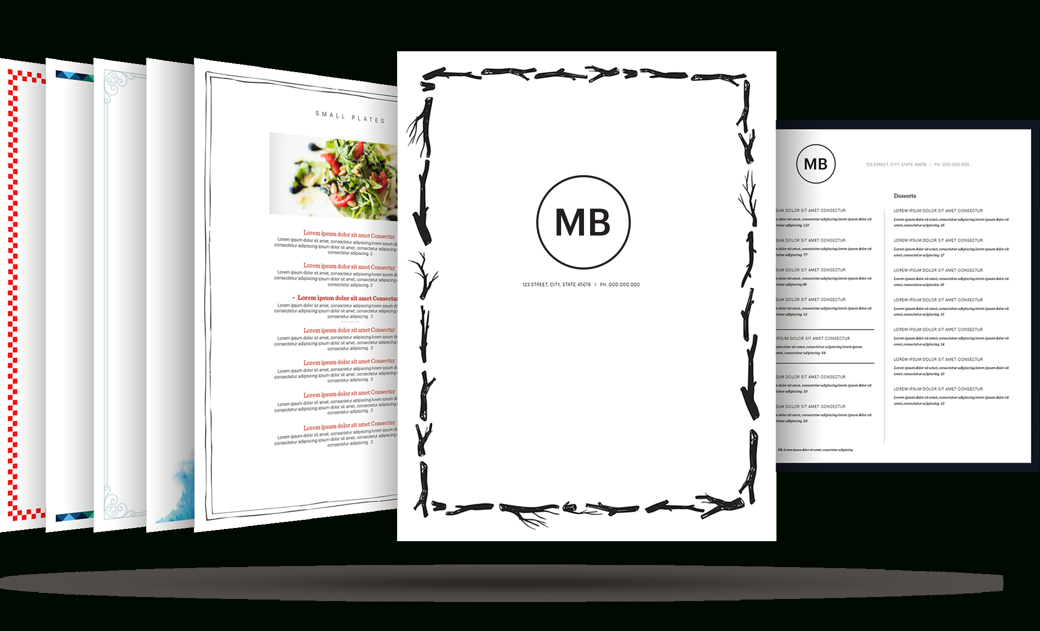 Restaurant Menu Template | Build Your Free Restaurant Menu Maker - Free Online Printable Menu Maker