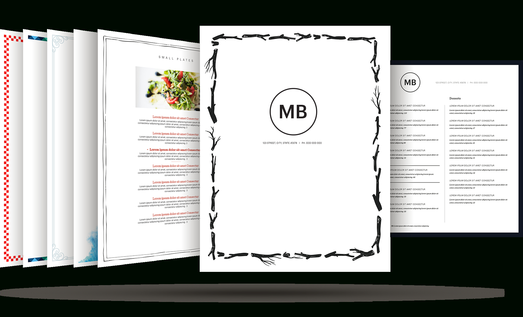 Menu Maker Printable