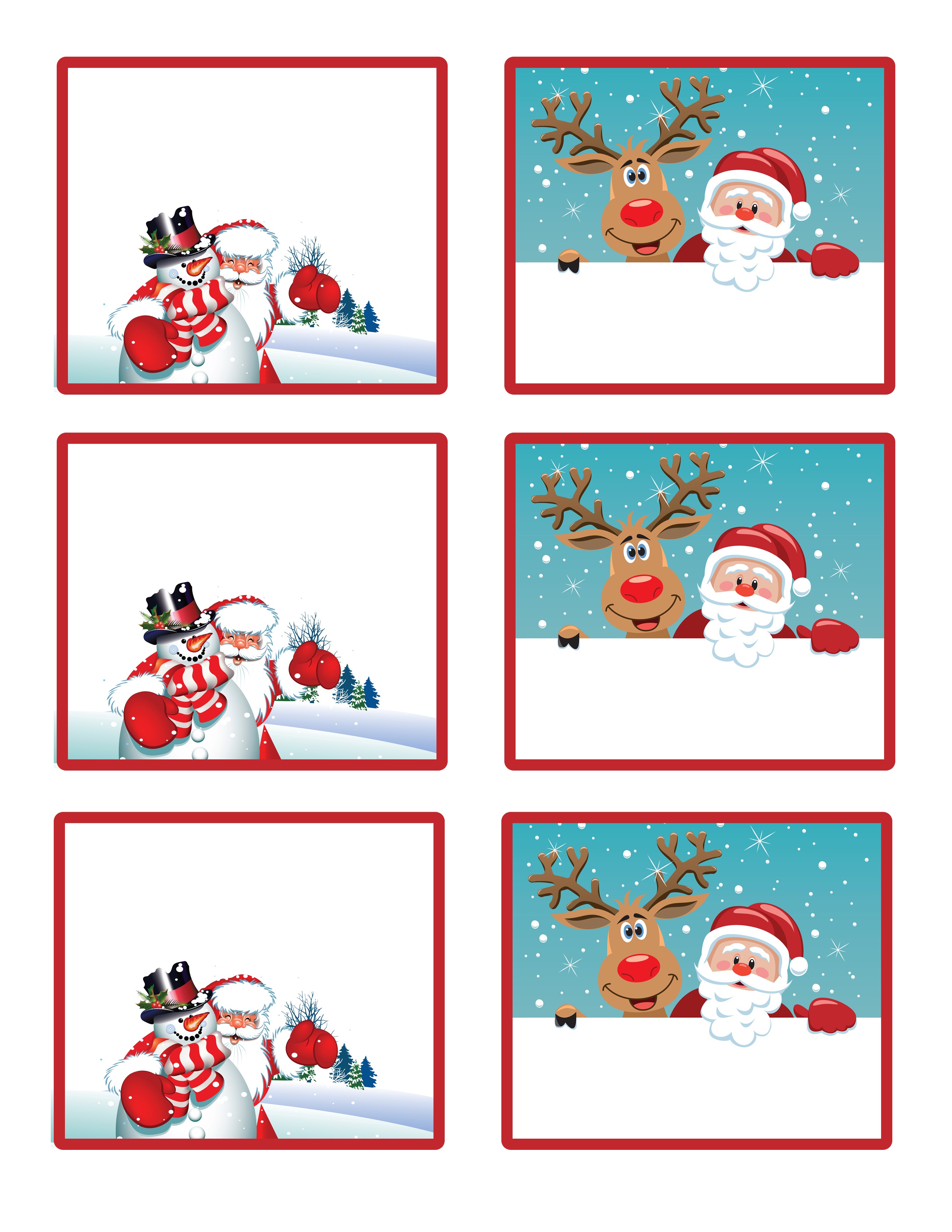 Santa&amp;#039;s Little Gift To You! Free Printable Gift Tags And Labels - Free Printable Holiday Labels