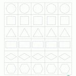 Shape Tracing Worksheets Kindergarten   Free Printable Name Tracing Worksheets For Preschoolers