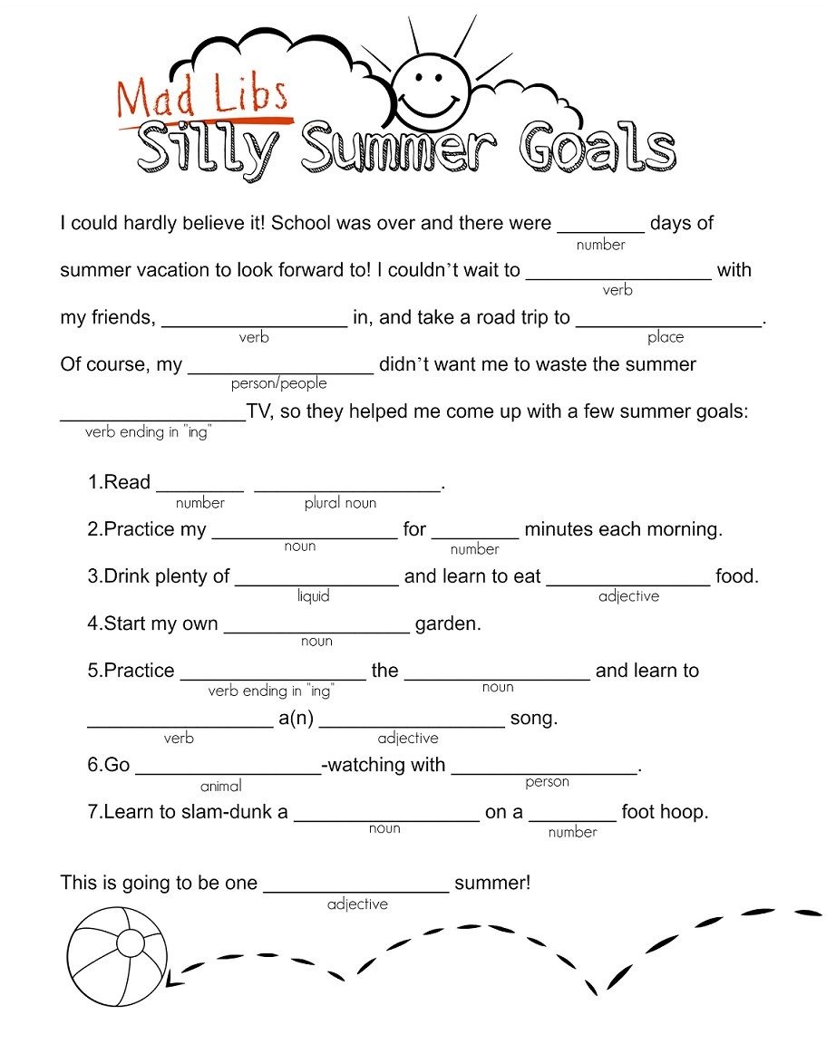 Free Printable Mad Libs For Middle School Students | Free ...