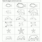 Size Worksheets   Bigger, Smaller Or The Same Size   Free Printable Same And Different Worksheets
