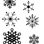 Snowflake Patterns (For Hot Glue Gun Snowflakes) I Think I Will Be   Snowflake Template Free Printable