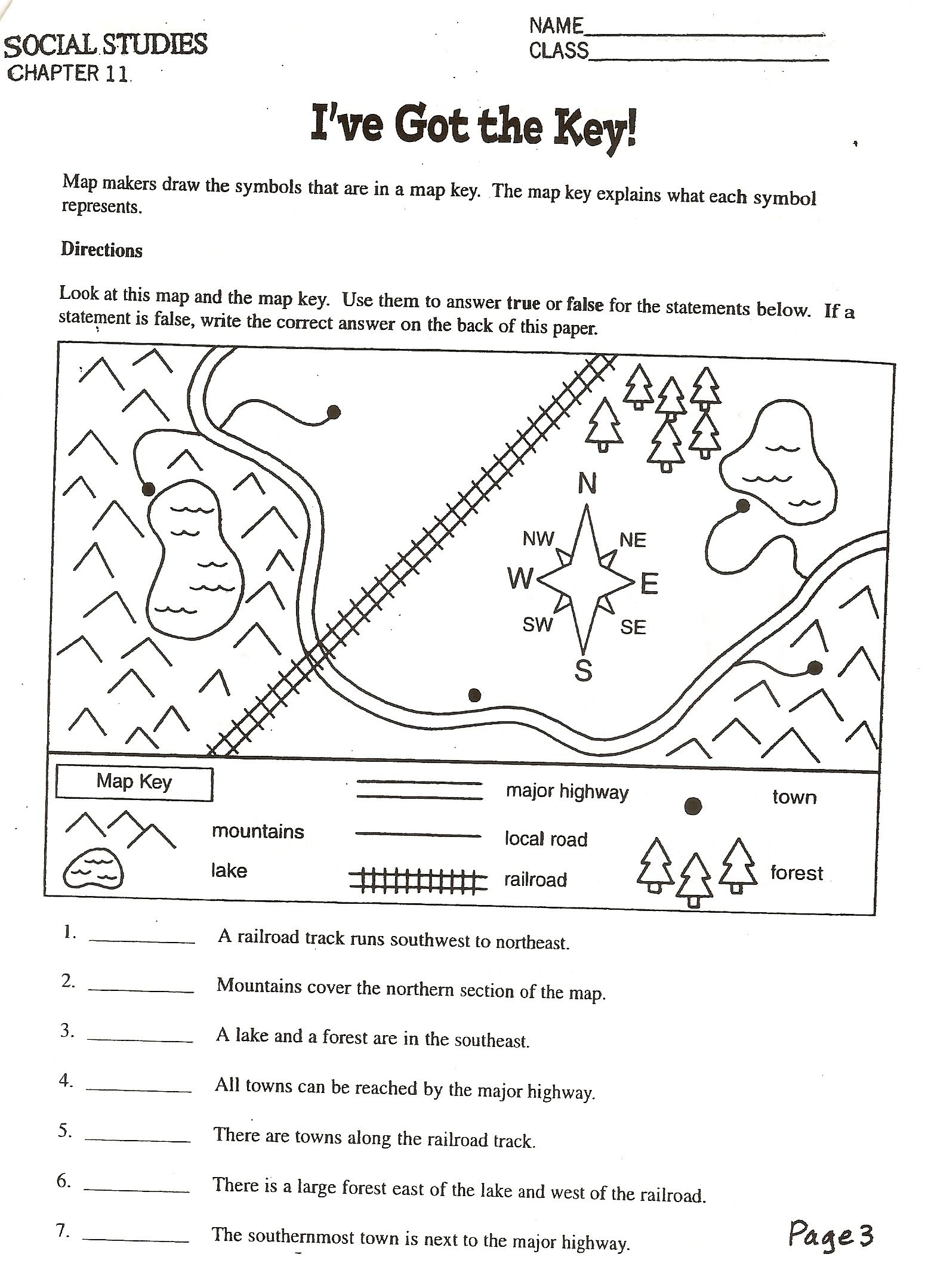 Free Printable Social Studies Worksheets