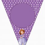 Sofia The First: Free Party Printables And Images. | Savy's 1St   Free Printable Princess Birthday Banner