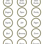 Spice Organizing Ideas And Free Labels   The Organized Dream   Free Printable Spice Labels
