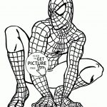 Spider Man Coloring Pages For Kids Printable Free | Coloing 4Kids   Free Printable Spiderman Pictures