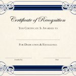 Sports Cetificate | Certificate Of Recognition A4 Thumbnail   Sports Certificate Templates Free Printable