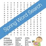 Spring Word Search Free Printable For Kids   Free Search A Word Printable