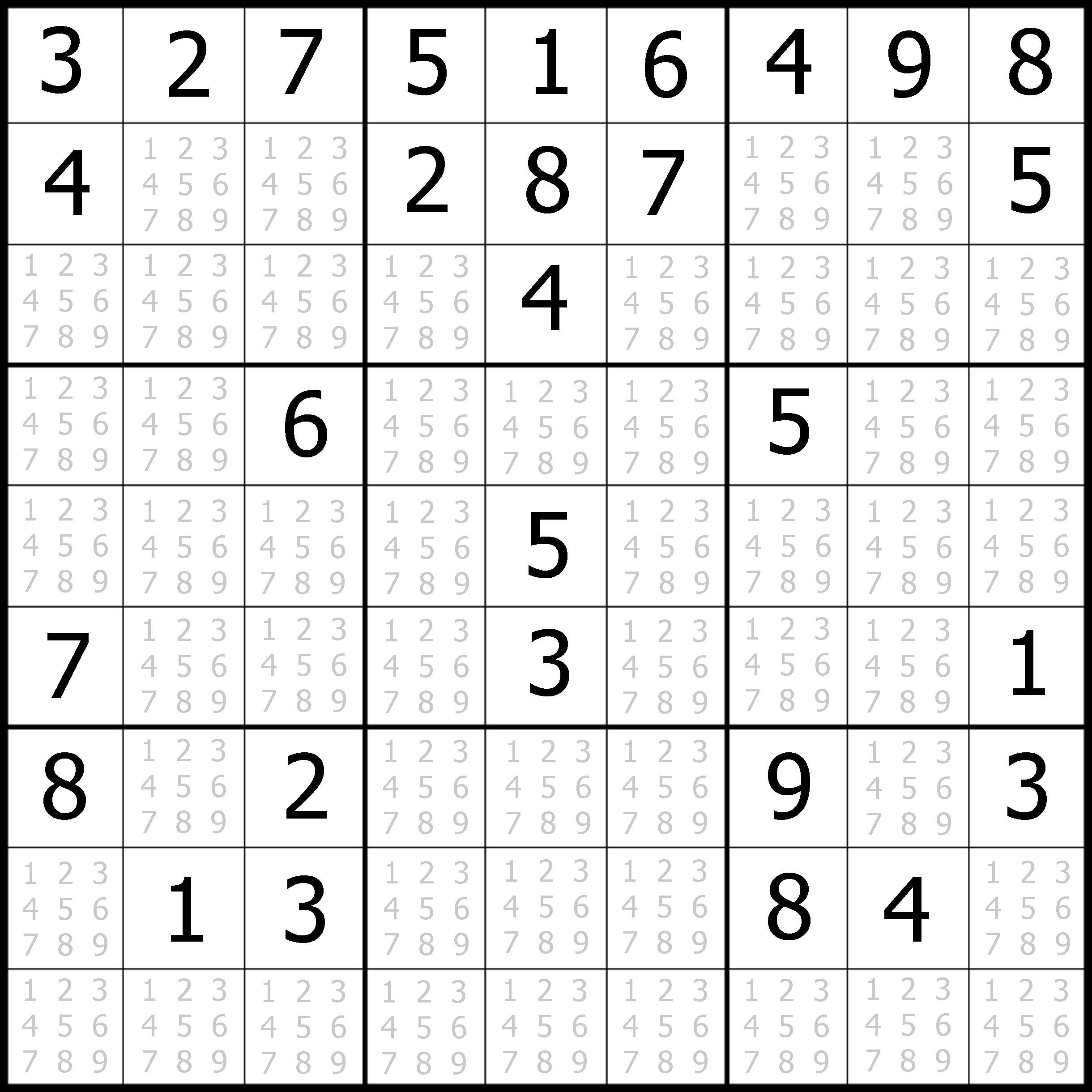 Sudoku Printable | Free, Medium, Printable Sudoku Puzzle #1 | My - Free Printable Sudoku Books