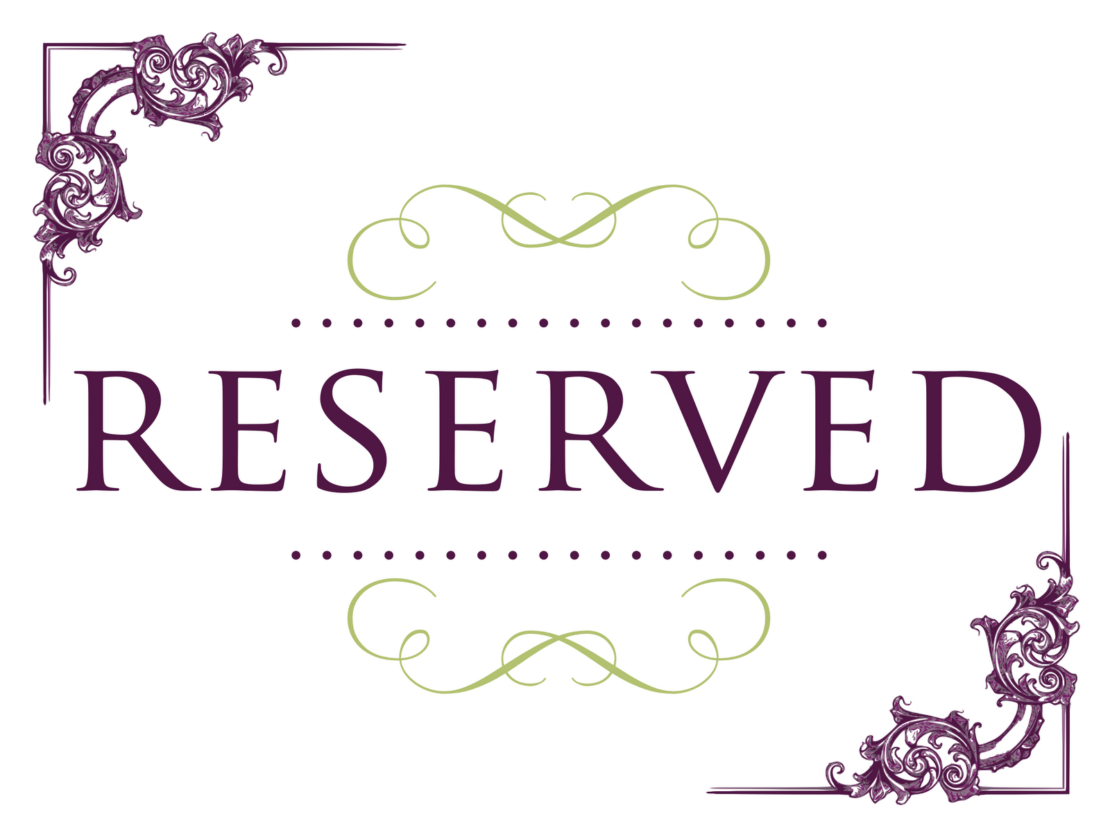 Superb Reserved Signs For Tables | Ideas For The House | Reserved - Free Printable Reserved Table Signs