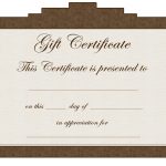 Tattoo Gift Certificate Template   Cliparts.co   Free Printable Tattoo Gift Certificates