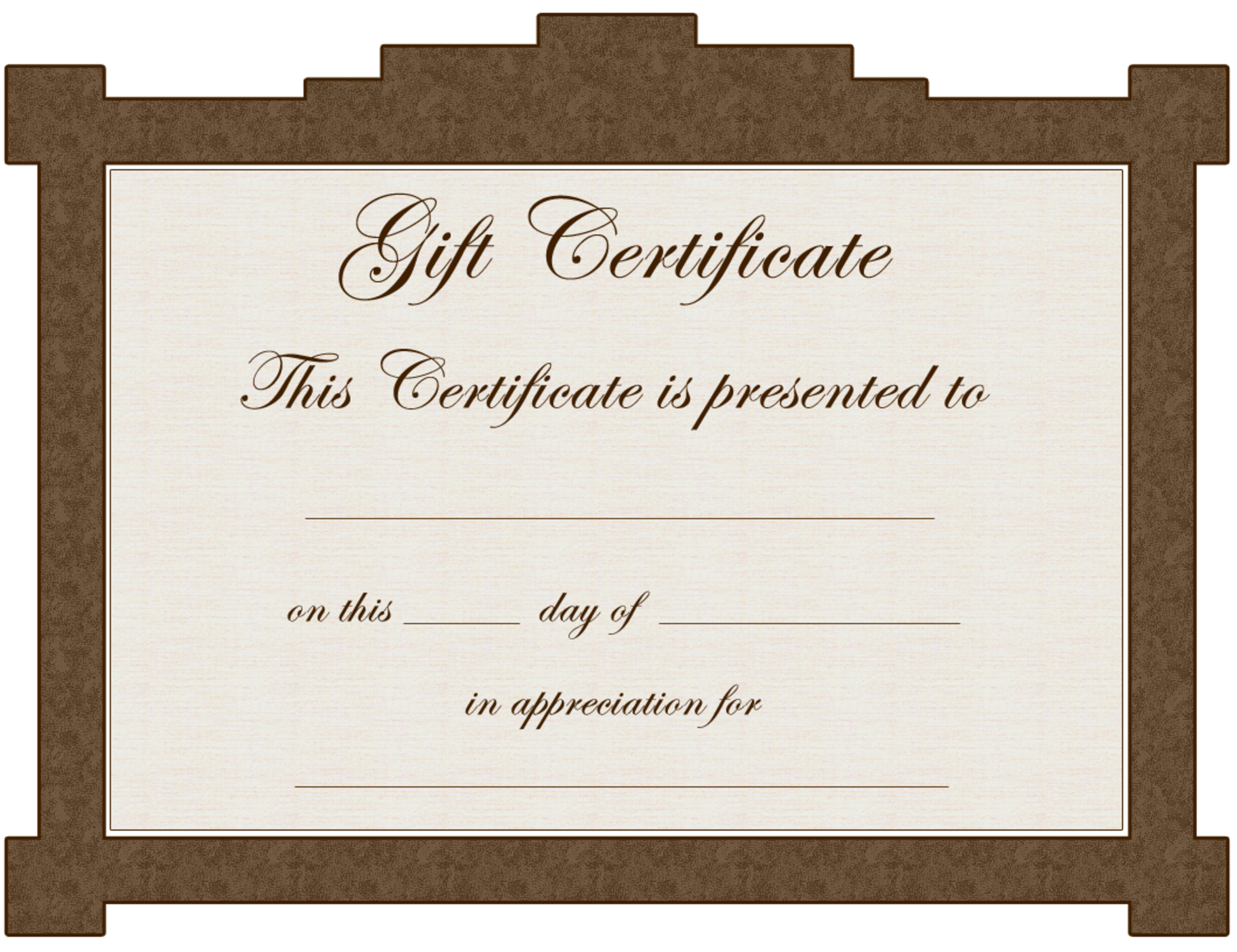 Tattoo Gift Certificate Template - Cliparts.co - Free Printable Tattoo Gift Certificates