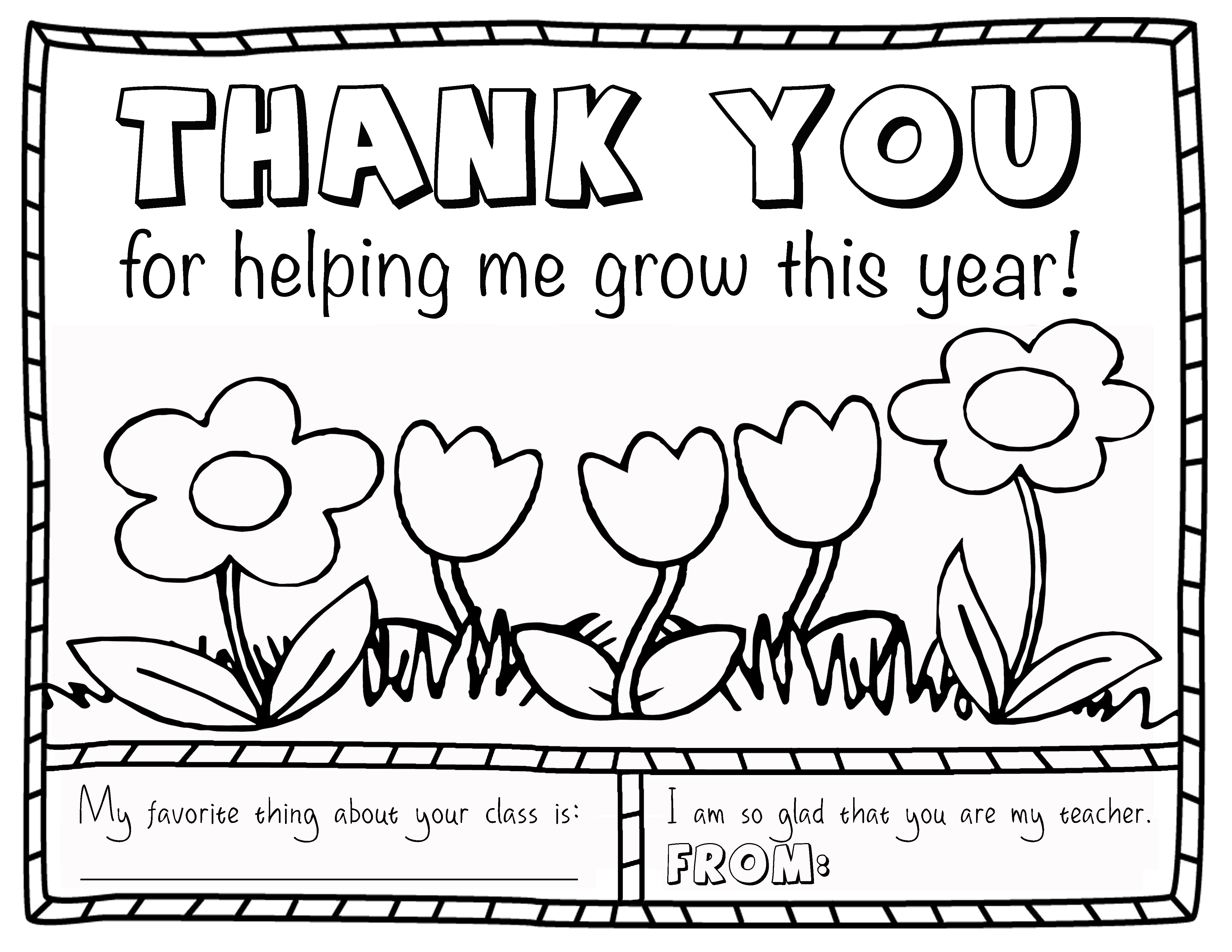 Teacher Appreciation Coloring Page | Projects In Parenting - Free Printable Teacher Appreciation Cards To Color