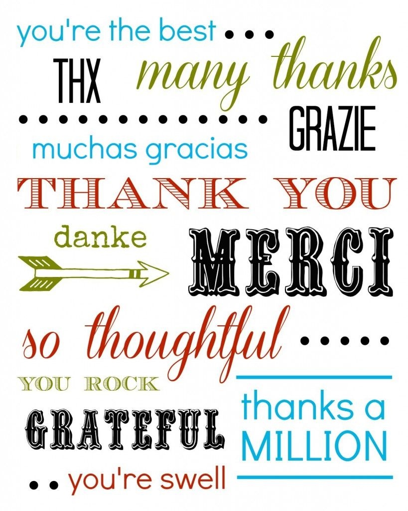 Thank You Card Free Printable | Diy Ideas | Thank You Cards - Free Printable Snap Cards