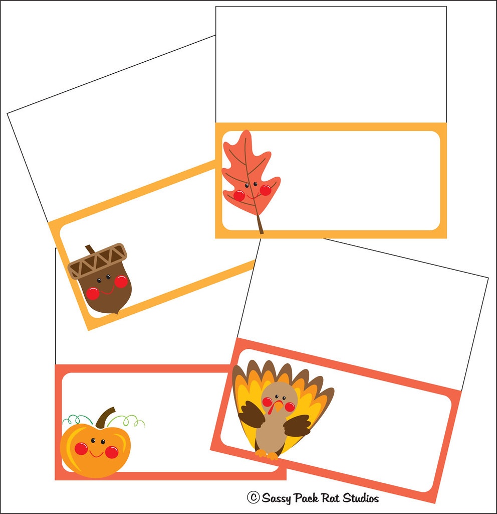 Thanksgiving Place Cards | Free Printable. Www.pdfhost/i… | Flickr - Free Printable Thanksgiving Place Cards