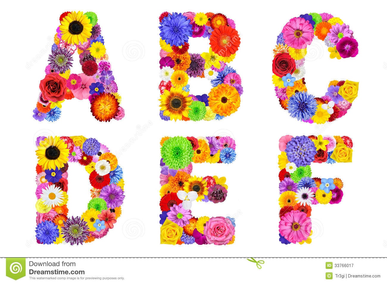 Free Printable Flower Letters Free Printable – NBKomputer