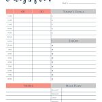 This Free Printable Daily Planner Changes Everything. Finally A Way   Free Printable Daily Schedule Chart