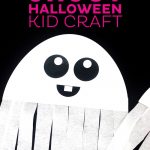 This Free Printable Ghost Halloween Craft Would Be A Great Activity   Halloween Crafts For Kids Free Printable
