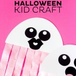 This Free Printable Ghost Halloween Craft Would Be A Great Activity   Halloween Crafts For Kids Free Printable