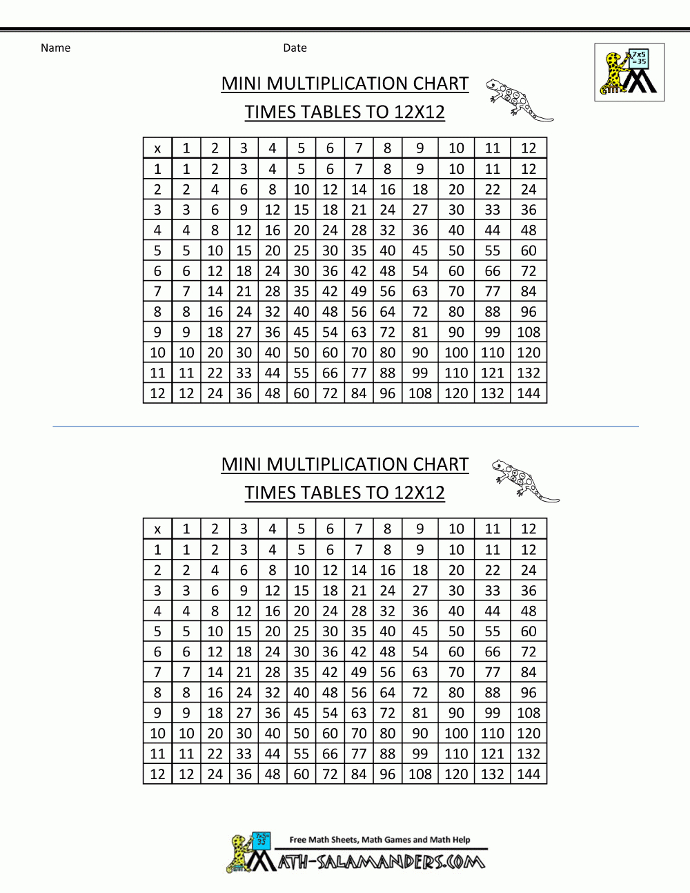 times-table-grid-printable