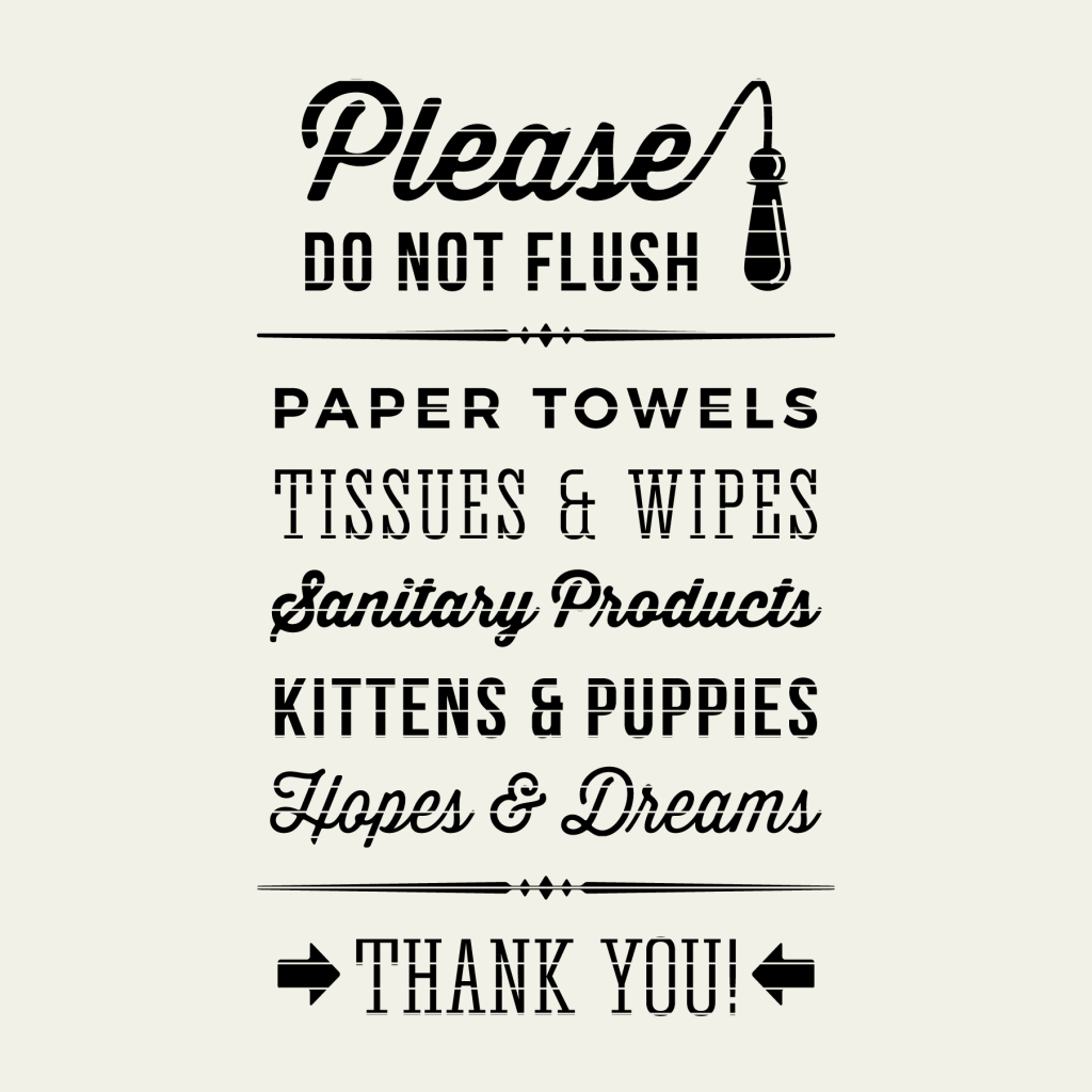 Toilet Sign - Please Do Not Flush - Little Big Crafter | Kenwood - Free Printable Do Not Flush Signs